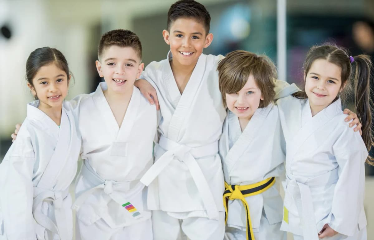 Kids and homeschool jiu jitsu training environment