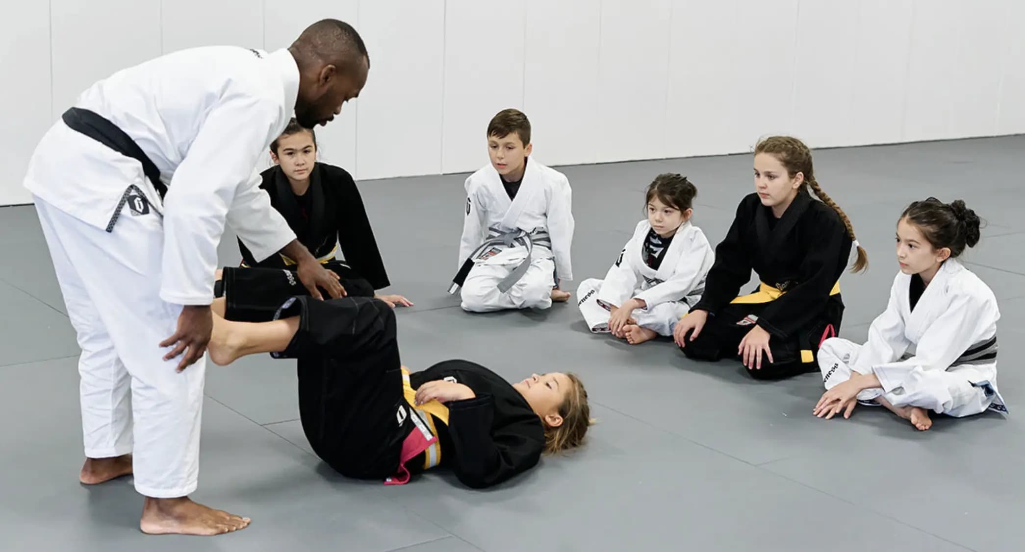 Kids Brazilian Jiu Jitsu training class